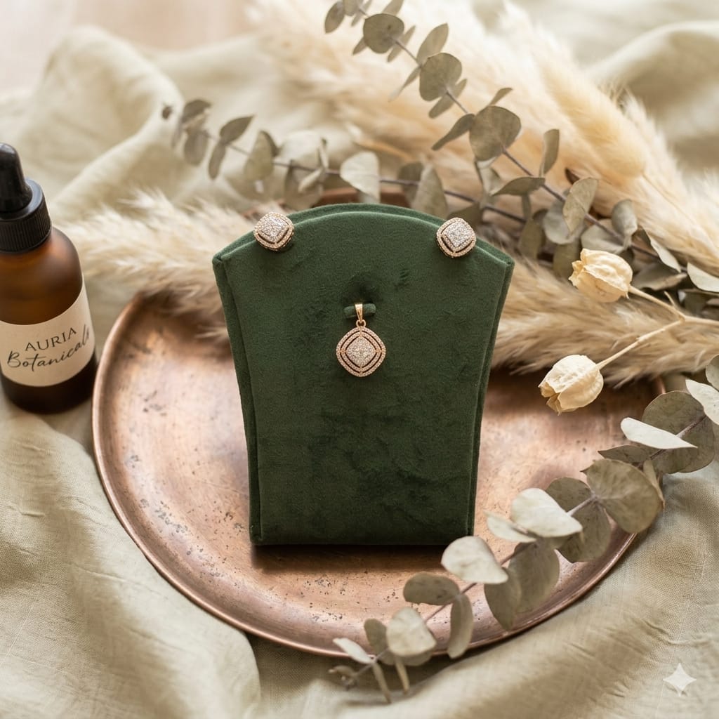 Gentle Spark Pendant Set